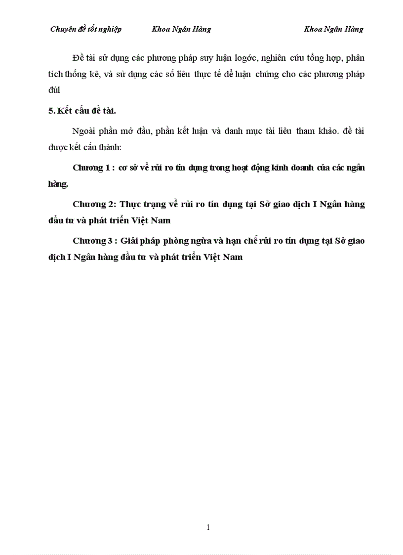 image for page Giải pháp phòng ngừa và hạn chế rủi ro trong hoạt động tín dụng tại Sở giao dịnh 1 ngân hàng đầu tư và phát triển việt nam 1