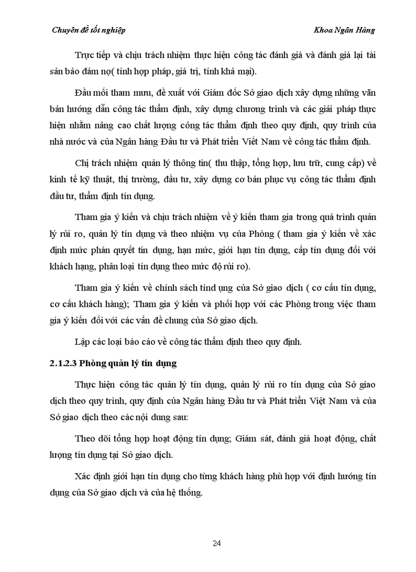 image for page Giải pháp phòng ngừa và hạn chế rủi ro trong hoạt động tín dụng tại Sở giao dịnh 1 ngân hàng đầu tư và phát triển việt nam 1
