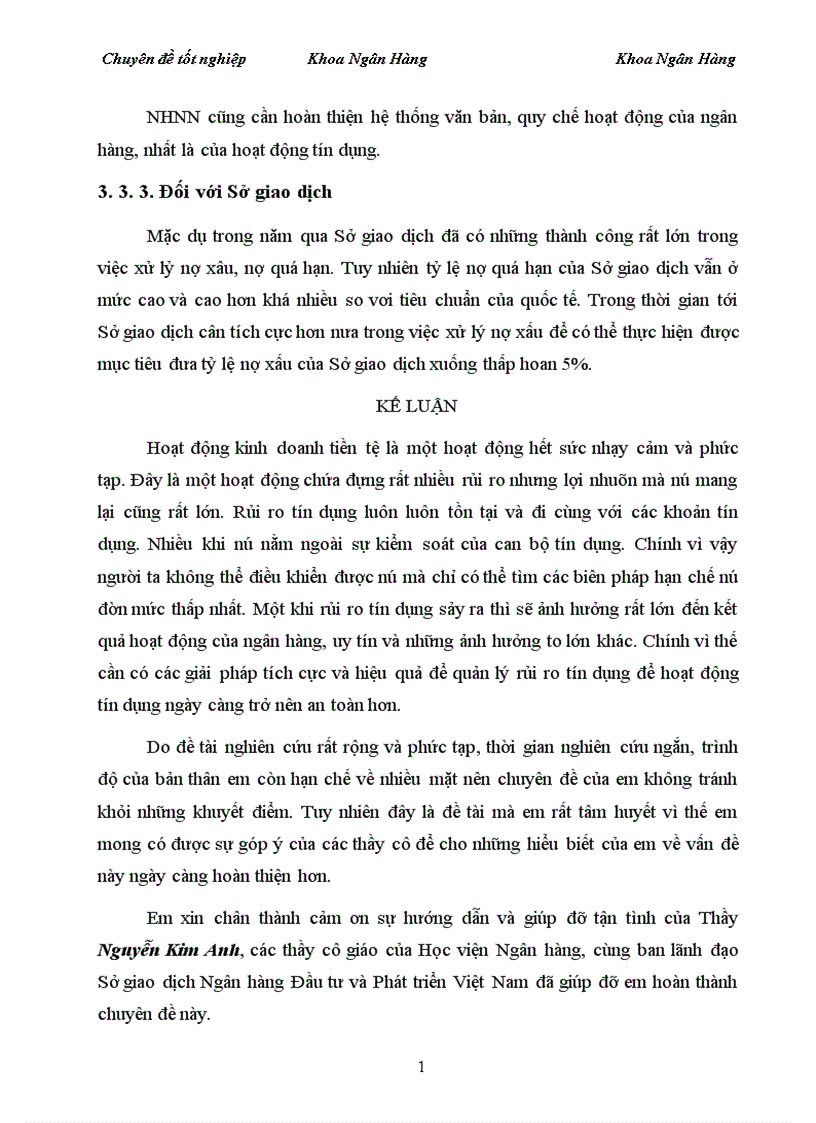image for page Giải pháp phòng ngừa và hạn chế rủi ro trong hoạt động tín dụng tại Sở giao dịnh 1 ngân hàng đầu tư và phát triển việt nam 1