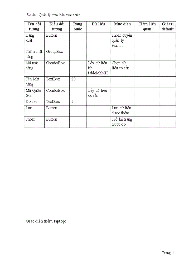 image for page Quản lý mua bán trực tuyến 1