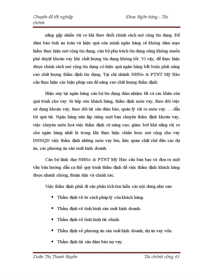 image for page Mở rộng tín dụng đối với các doanh nghiệp ngoài quốc doanh tại chi nhánh Ngân hàng nông nghiệp và Phát triển nông thôn Mỹ Hào 1