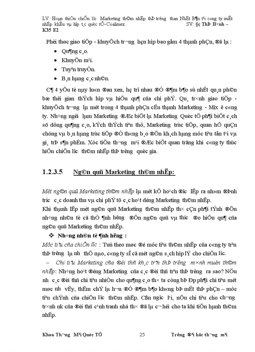 image for page Hoàn thiện chiến lược Marketing thâm nhập thị trường than Nhật Bản tại công ty xuất nhập khẩu và hợp tác quốc tế 1