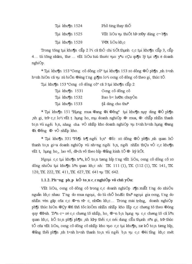 image for page Tổ chức công tác kế toán nguyên vật liệu công cụ dụng cụ ở Công ty cổ phần xây dựng Phương Nam 1