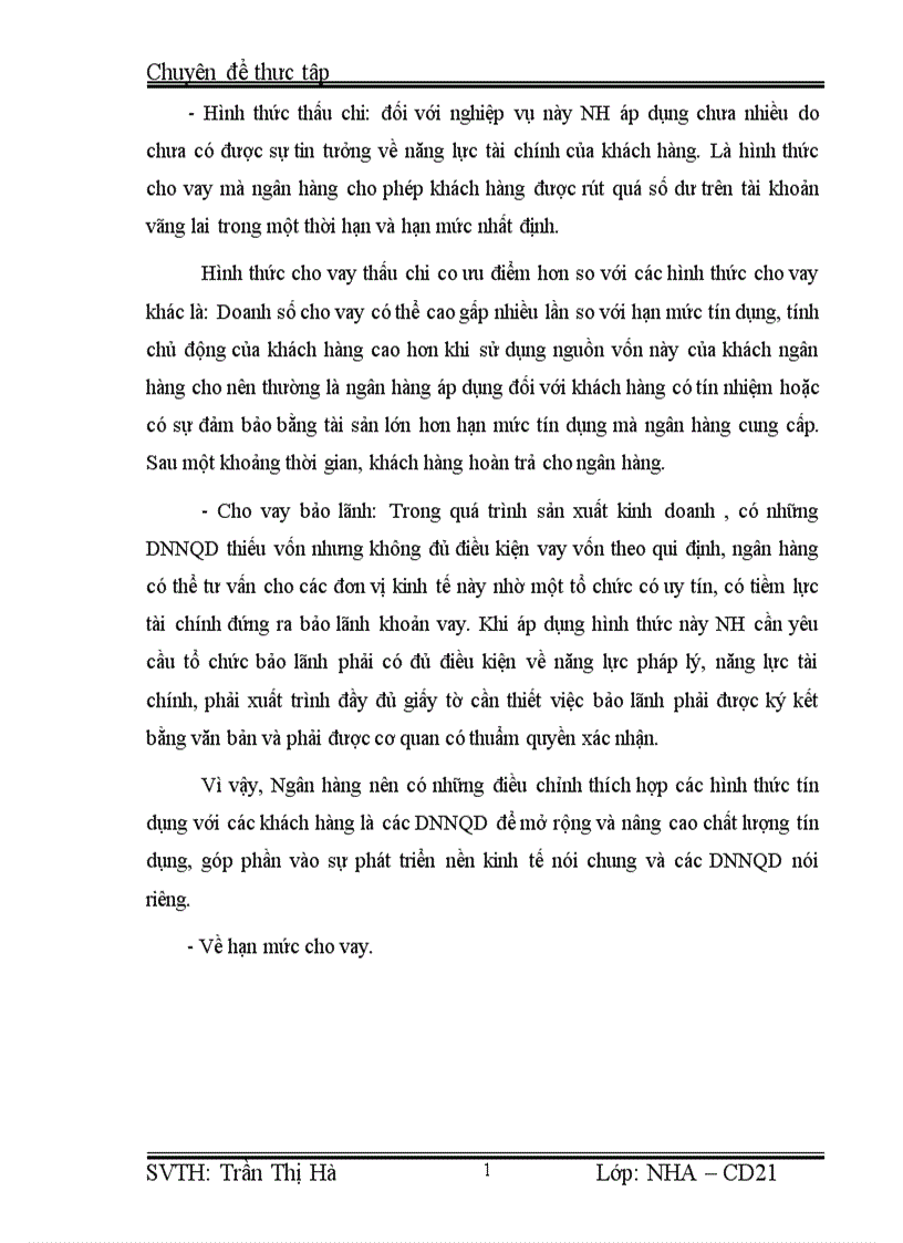 image for page Giải pháp mở rộng hoạt động Tín dụng đối với các Doanh nghiệp Ngoài Quốc doanh tại VP Bank chi nhánh Giảng Võ 1