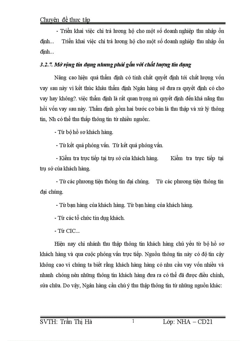image for page Giải pháp mở rộng hoạt động Tín dụng đối với các Doanh nghiệp Ngoài Quốc doanh tại VP Bank chi nhánh Giảng Võ 1