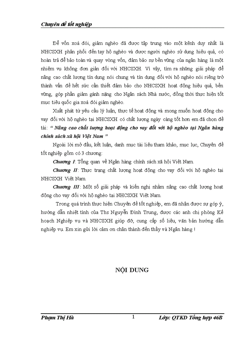image for page Nâng cao chất lượng hoạt động cho vay đối với hộ nghèo tại Ngân hàng chính sách xã hội Việt Nam