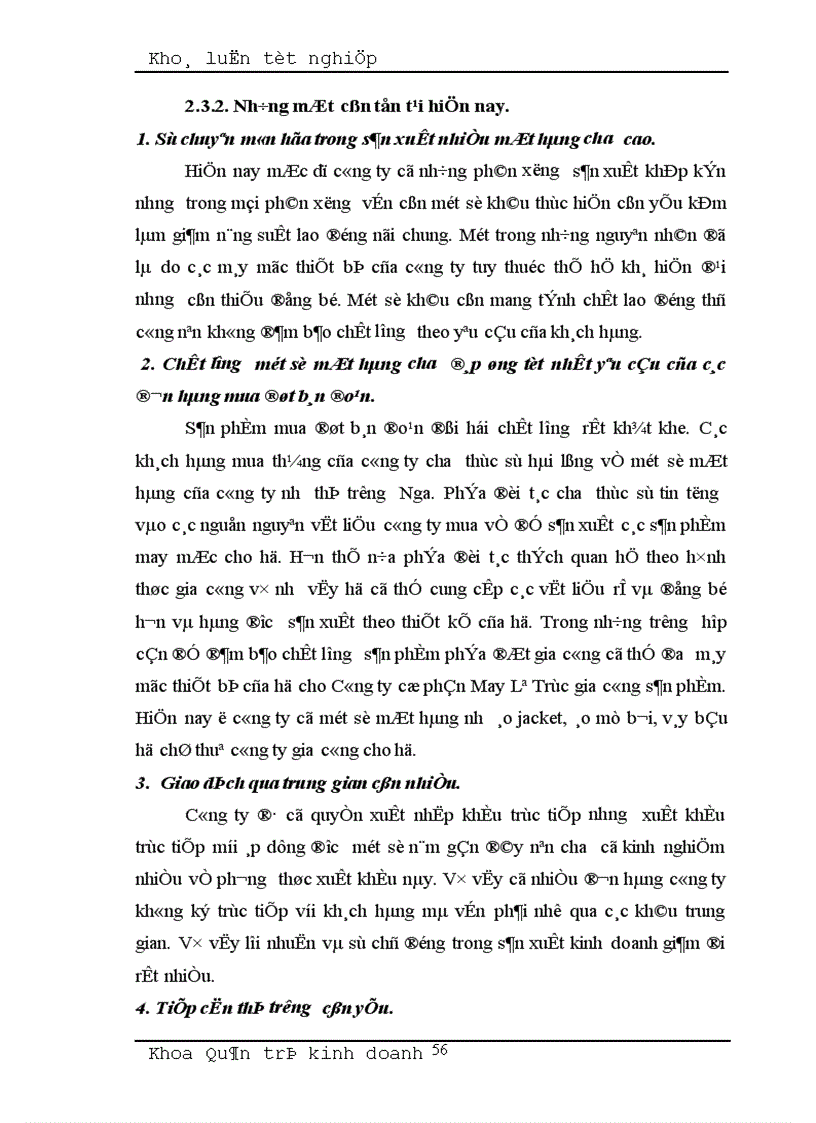 image for page Một số giải pháp nhằm thúc đẩy hoạt động xuất khẩu hàng may mặc tại Công ty cổ phần May Lê Trực 1