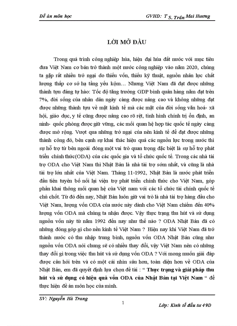 image for page Thực trạng và giải pháp thu hút và sử dụng có hiệu quả vốn ODA của Nhật Bản tại Việt Nam