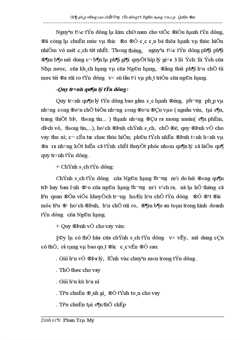 image for page Giải pháp nâng cao chất lượng tín dụng tại Ngân hàng thương mại cổ phần Quân đội 1