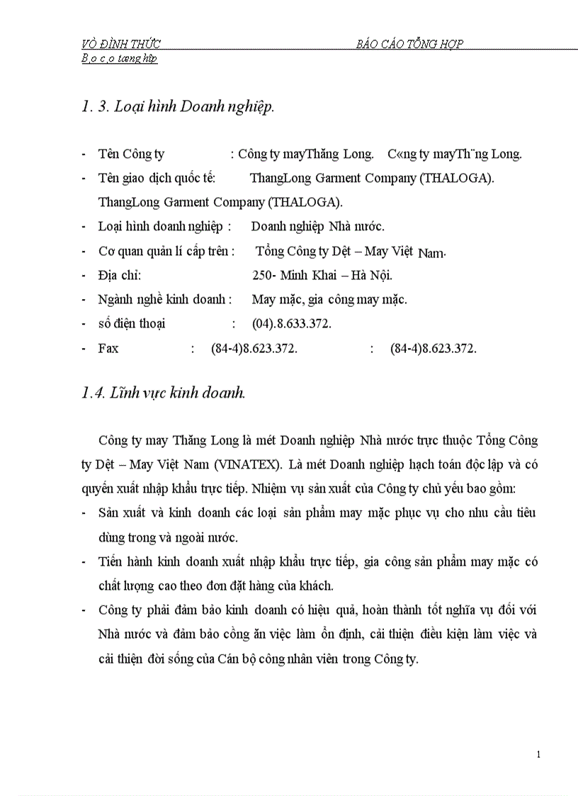 image for page Báo cáo thực tập tổng hợp tại Công ty may Thăng Long