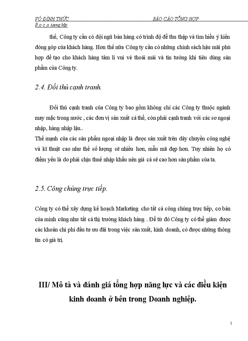 image for page Báo cáo thực tập tổng hợp tại Công ty may Thăng Long