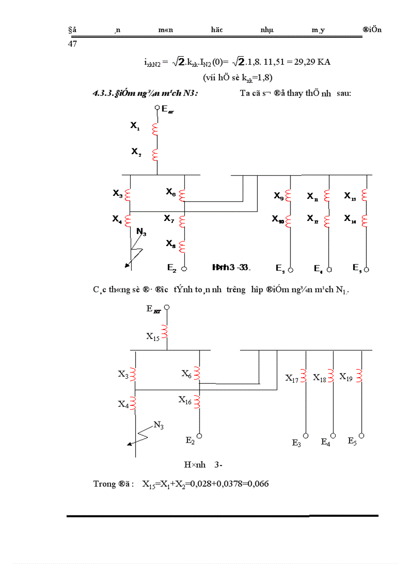 image for page Tính toán dòng điện ngắn mạch 1