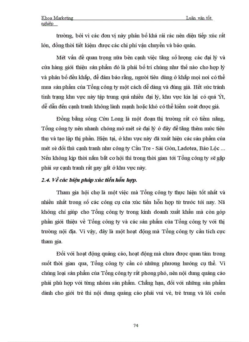 image for page Một số biện pháp nhằm tăng thị phần trong nước của Tổng công ty chè Việt Nam 1