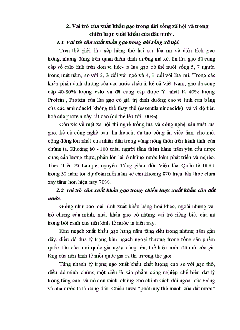 image for page Một số giải pháp nhằm góp phần nâng cao kim ngạch xuất khẩu gạo trong năm 2001