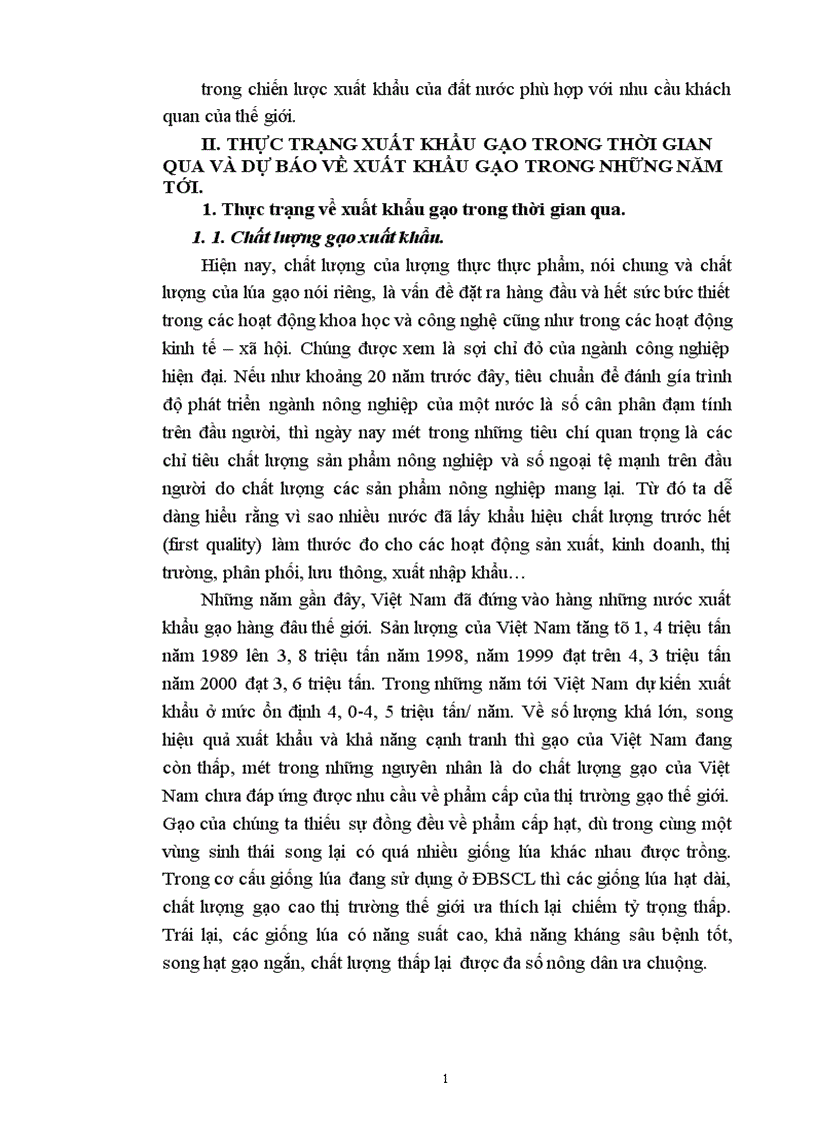 image for page Một số giải pháp nhằm góp phần nâng cao kim ngạch xuất khẩu gạo trong năm 2001