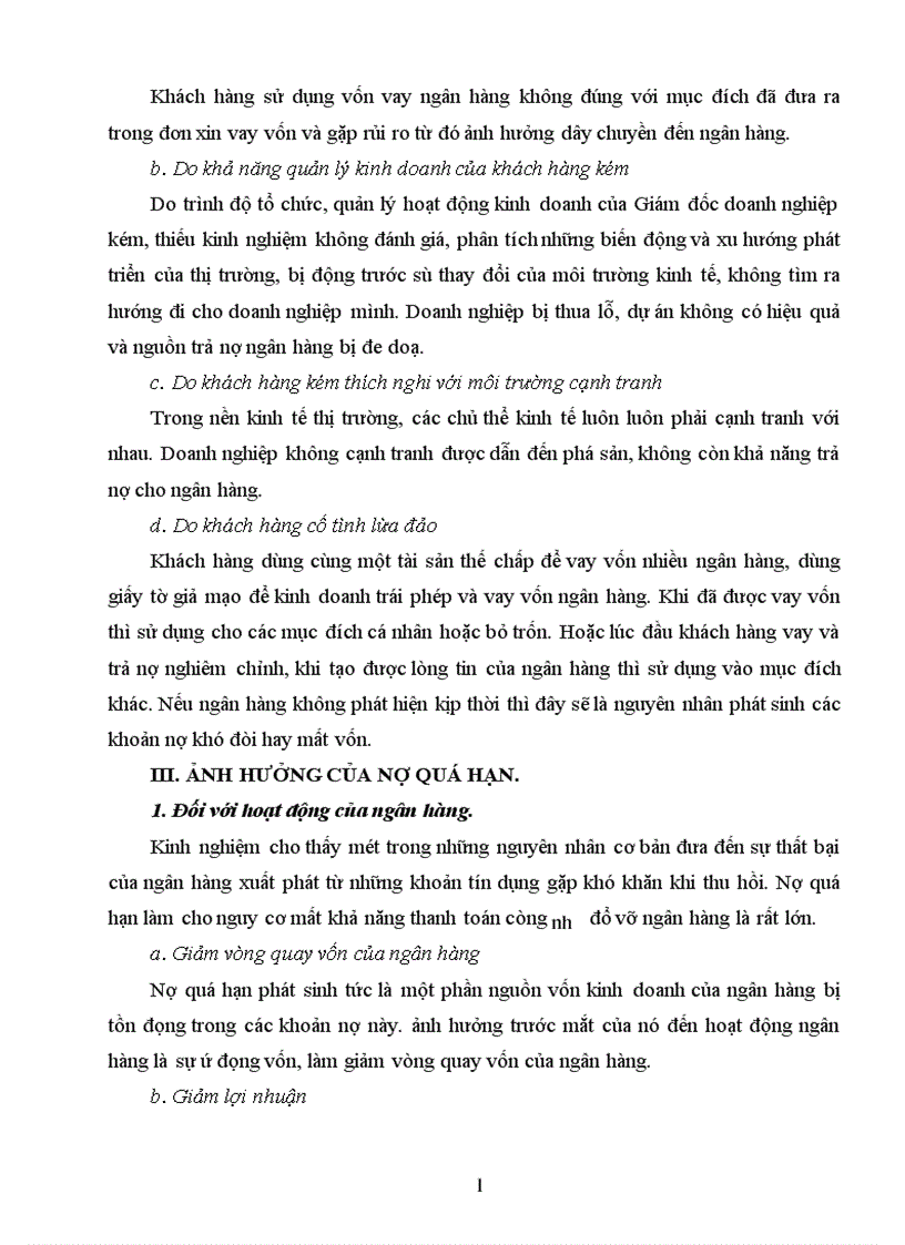image for page Nợ quá hạn trong hoạt động tín dụng của ngân hàng thương mại trong nền kinh tế thị trường 1