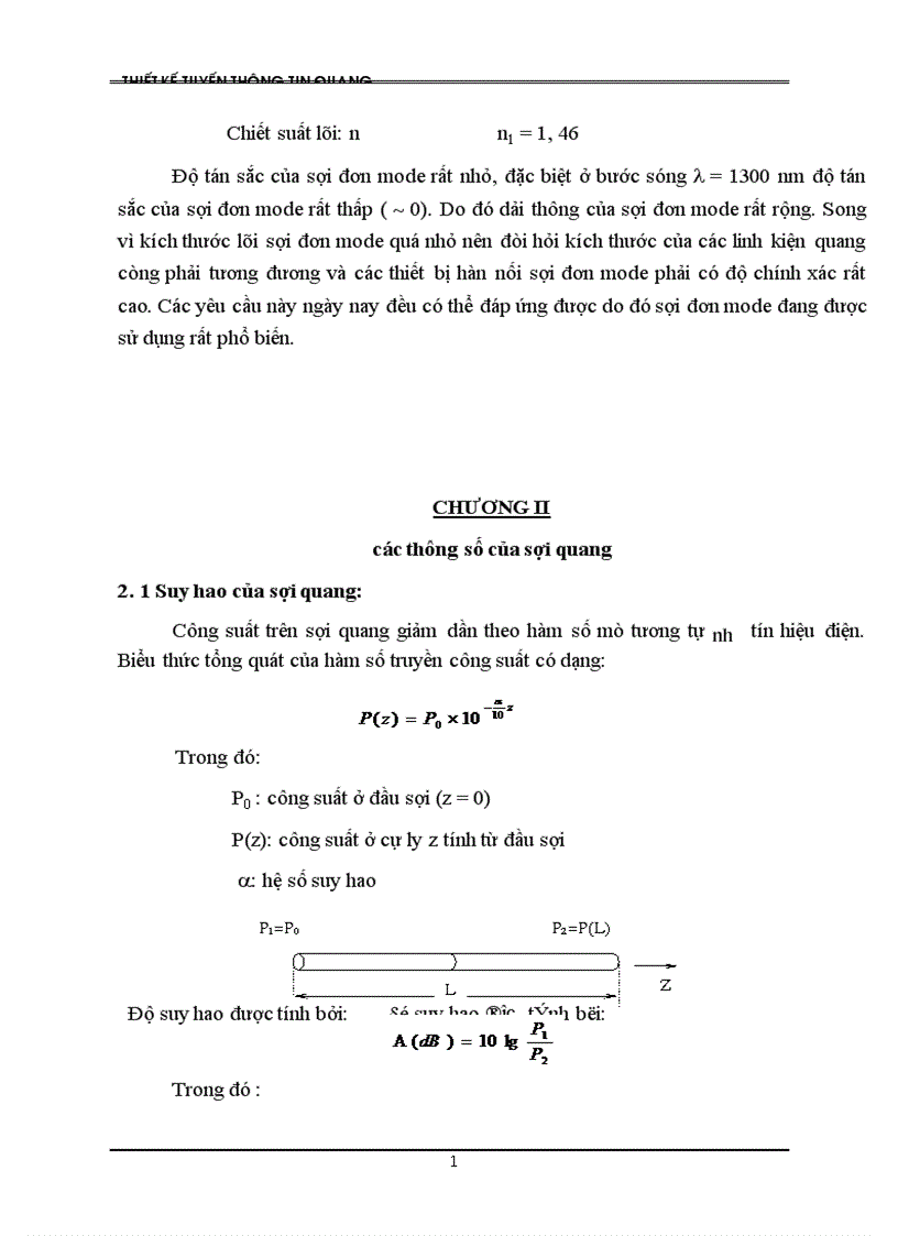 image for page Thiết kế tuyến thông tin quang tốt ngiệp Thông tin quang