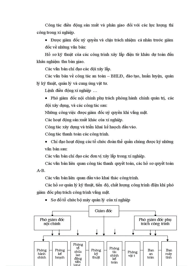 image for page Báo cáo thực tập tổng hợp tại Xí nghiệp Xây Lắp Điện trực thuộc công ty Điện Lực I