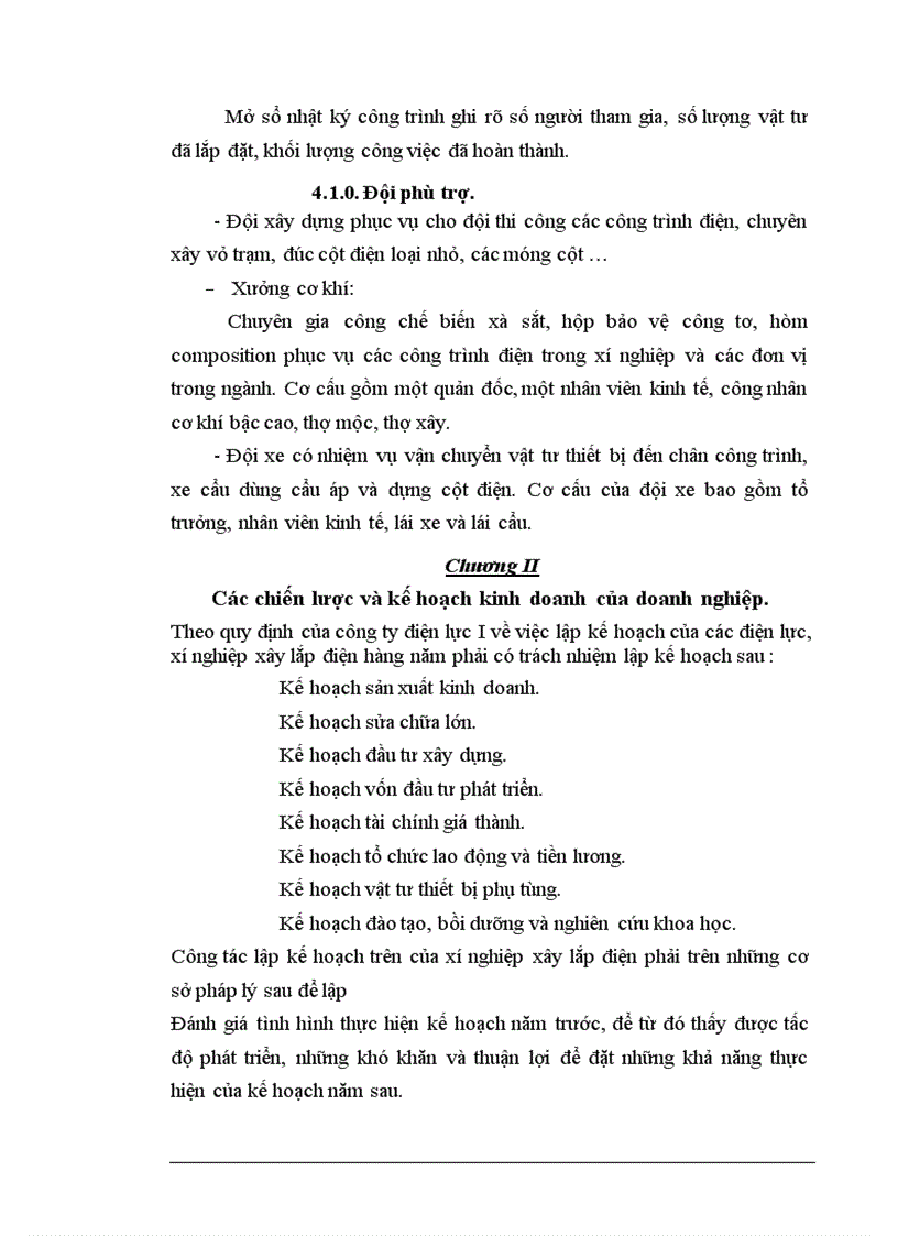 image for page Báo cáo thực tập tổng hợp tại Xí nghiệp Xây Lắp Điện trực thuộc công ty Điện Lực I