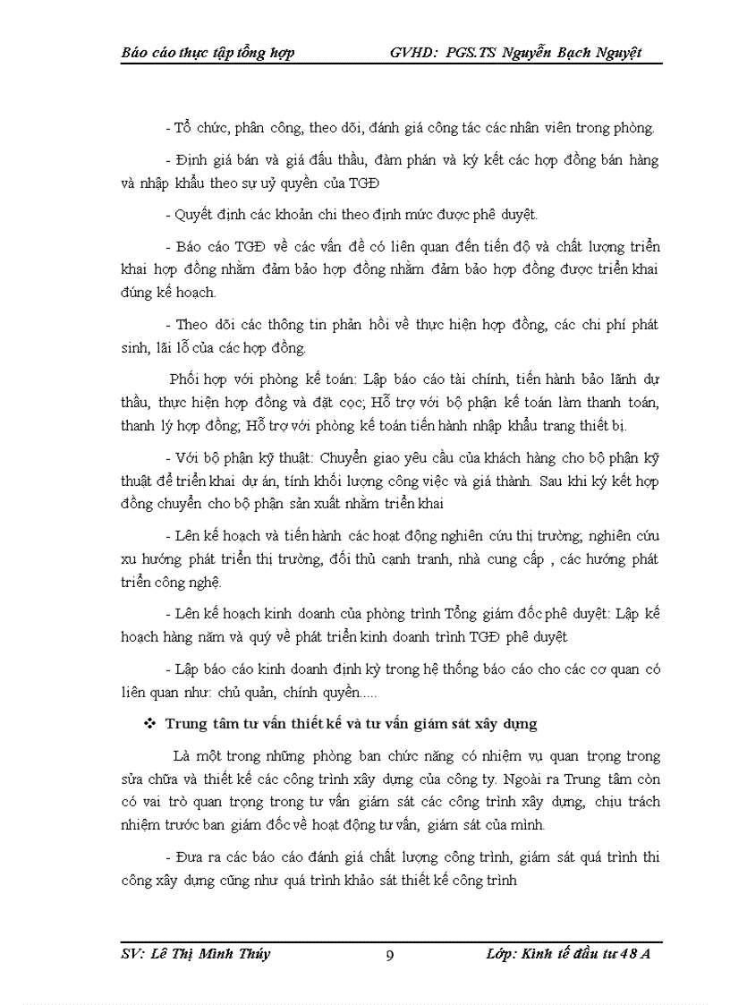 image for page Báo cáo thực tập tổng hợp tại Công ty cổ phần xây dựng số 1 sông hồng