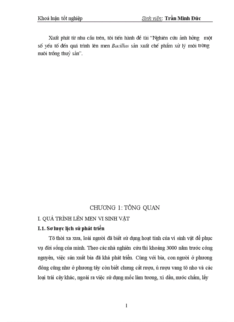 image for page Nghiên cứu ảnh hưởng một số yếu tố đến quá trình lên men Bacillus sản xuất chế phẩm xử lý môi trường nuôi trồng thuỷ sản