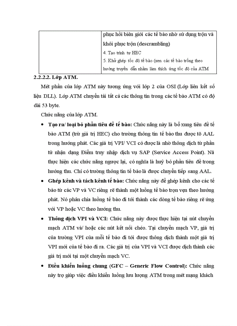 image for page Công nghệ ATM giải pháp truyền dẫn của mạng B ISDN 1