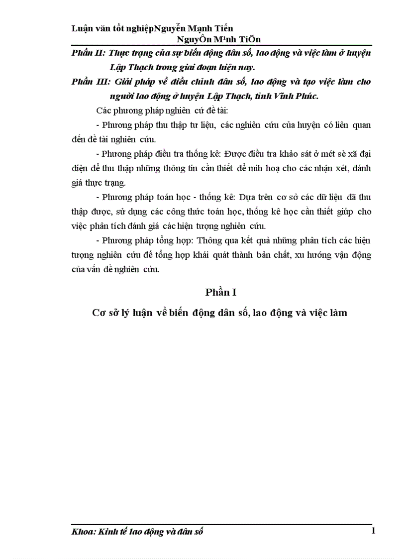 image for page Phân tích biến động dân số lao động và việc làm ở huyện Lập Thạch trong giai đoạn hiện nay 1