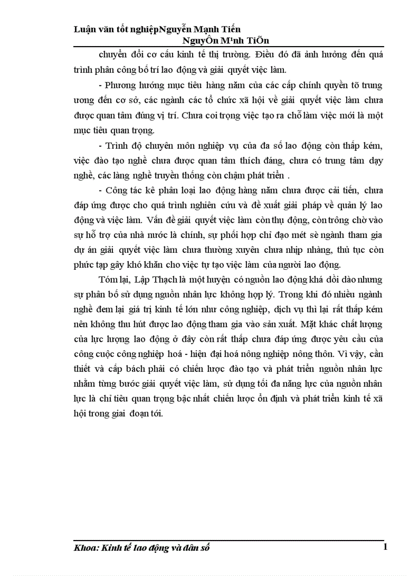 image for page Phân tích biến động dân số lao động và việc làm ở huyện Lập Thạch trong giai đoạn hiện nay 1