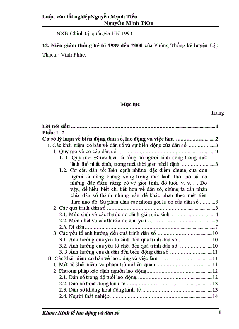 image for page Phân tích biến động dân số lao động và việc làm ở huyện Lập Thạch trong giai đoạn hiện nay 1