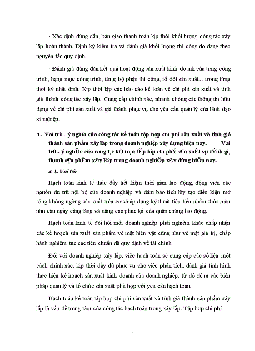 image for page Tổ chức công tác kế toán tập hợp chi phí sản xuất và tính giá thành sản phẩm xây lắp ở Công ty xây dựng số 1 1