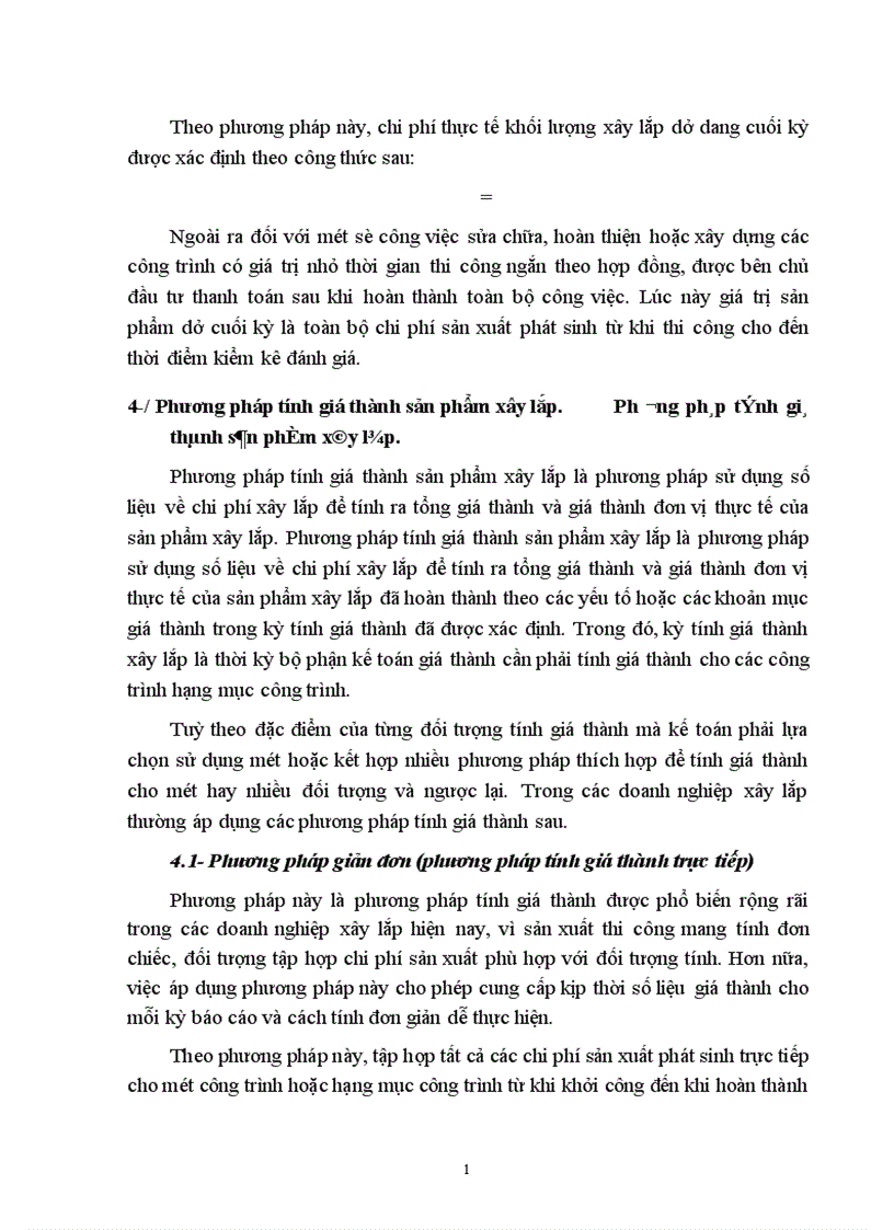 image for page Tổ chức công tác kế toán tập hợp chi phí sản xuất và tính giá thành sản phẩm xây lắp ở Công ty xây dựng số 1 1