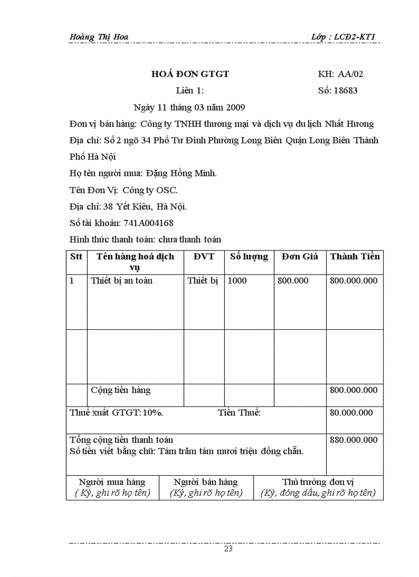 image for page Hình thức kế toán và tổ chức bộ máy kế toán tại Công ty TNHH thương mại và dịch vụ du lịch Nhất Hương