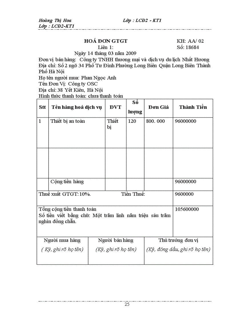 image for page Hình thức kế toán và tổ chức bộ máy kế toán tại Công ty TNHH thương mại và dịch vụ du lịch Nhất Hương