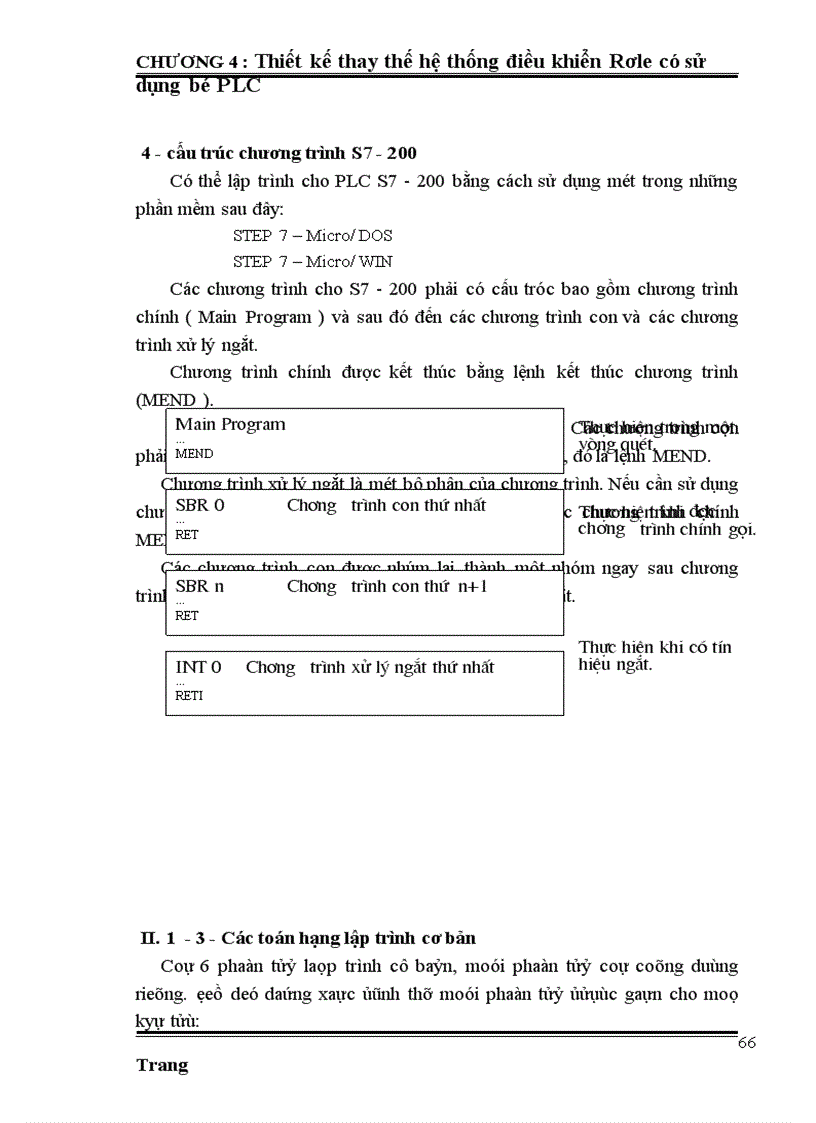 image for page Thiết kế thay thế hệ thống điều khiển Rơle có sử dụng bộ PLC