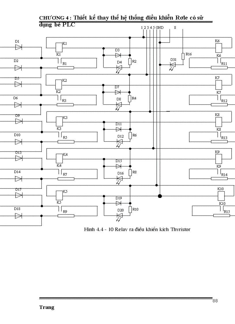 image for page Thiết kế thay thế hệ thống điều khiển Rơle có sử dụng bộ PLC