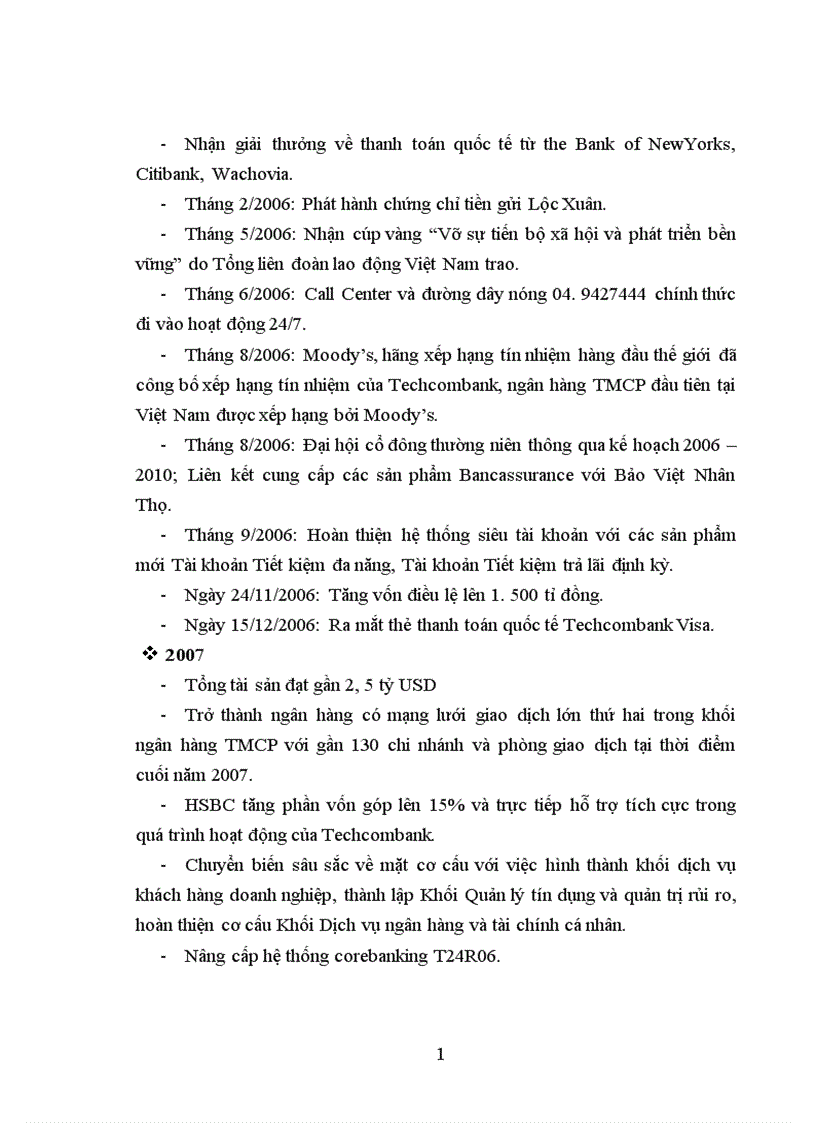 image for page Báo cáo thực tập tổng hợp tại ngân hàng Techcombank và chi nhánh Techcombank Đông Đô