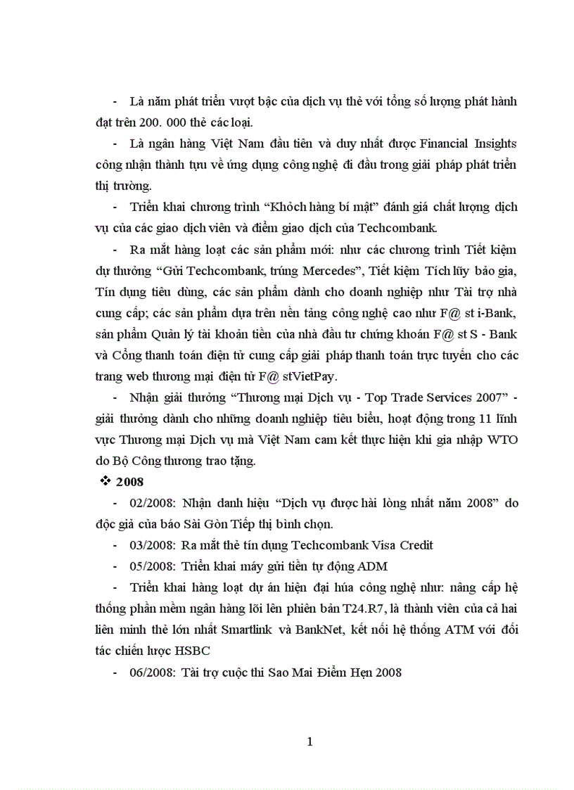 image for page Báo cáo thực tập tổng hợp tại ngân hàng Techcombank và chi nhánh Techcombank Đông Đô