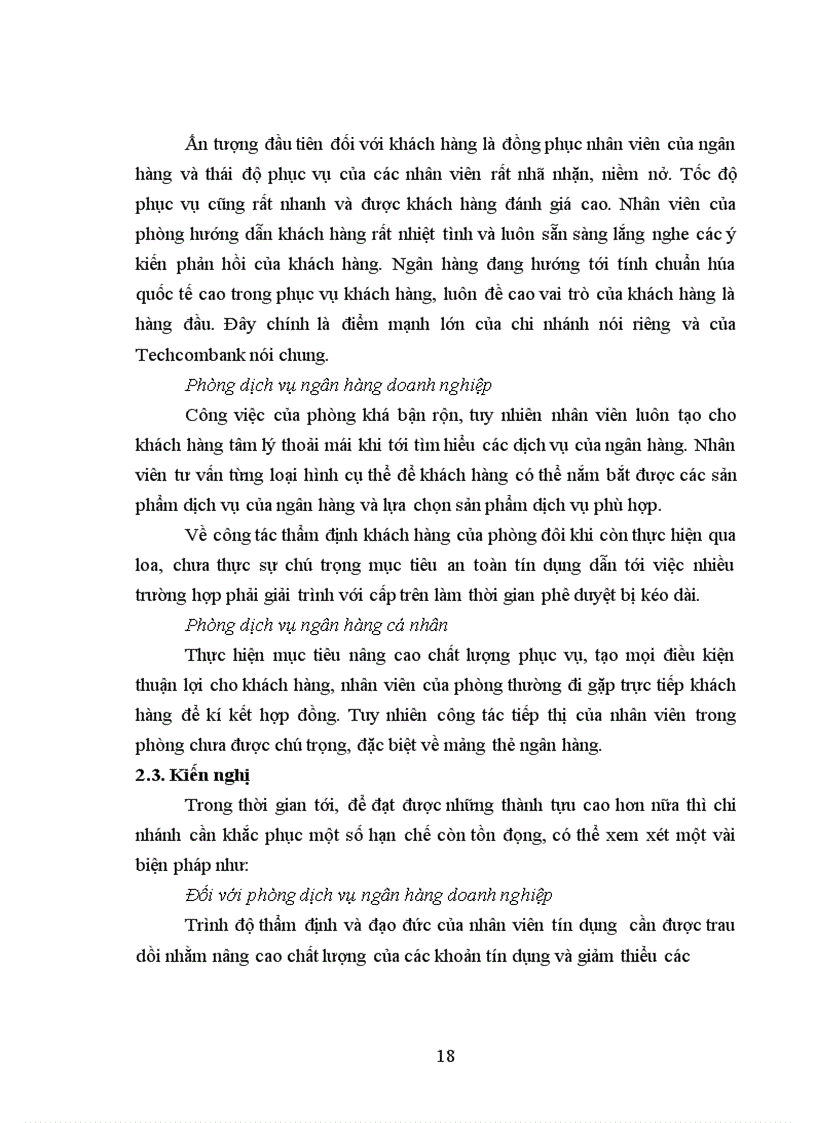 image for page Báo cáo thực tập tổng hợp tại ngân hàng Techcombank và chi nhánh Techcombank Đông Đô