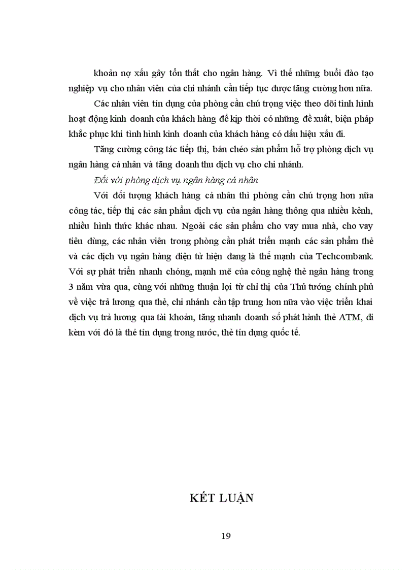 image for page Báo cáo thực tập tổng hợp tại ngân hàng Techcombank và chi nhánh Techcombank Đông Đô