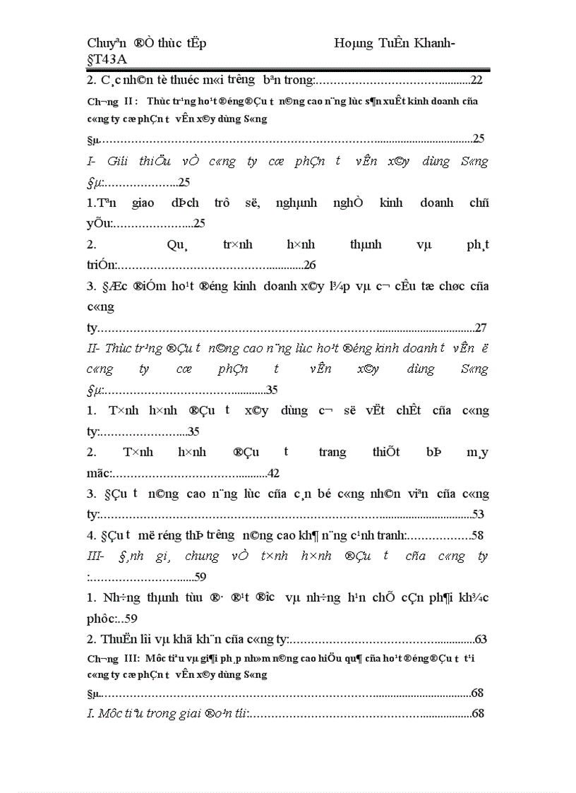 image for page Đầu tư nâng cao năng lực sản xuất kinh doanh ở công ty cổ phần tư vấn xây dựng Sông Đà 1