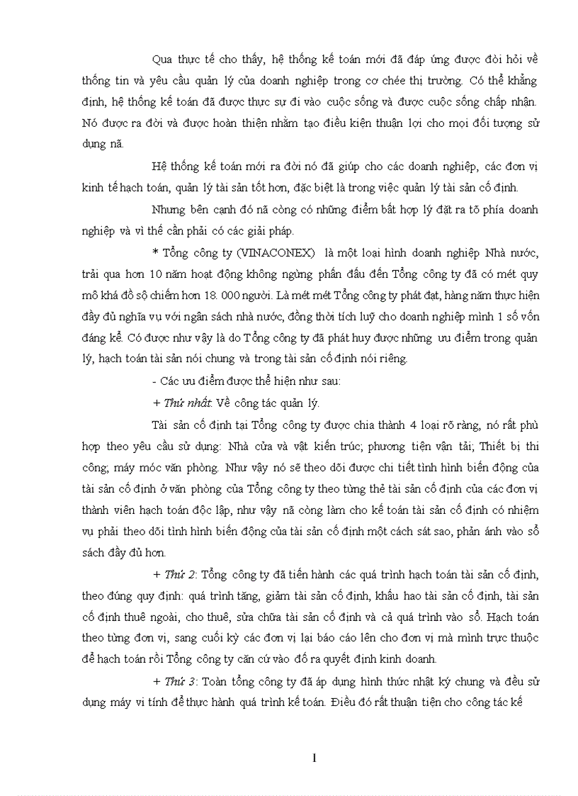 image for page Thực tế về tổ chức hạch toán quản lý TSCĐ tại Tổng công ty xuất