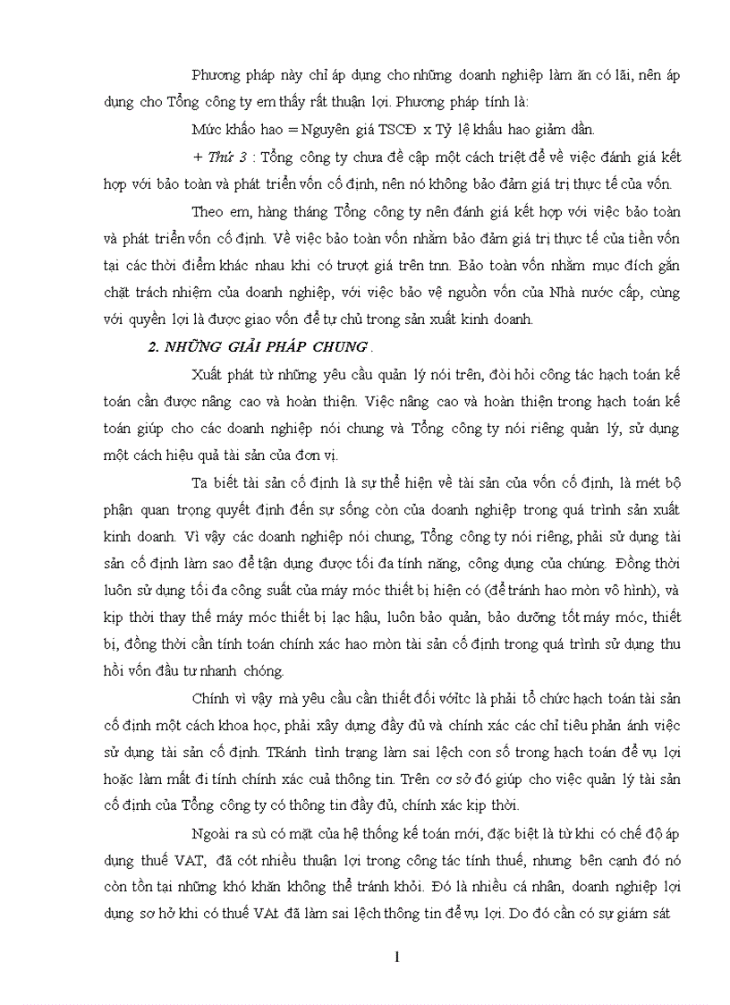 image for page Thực tế về tổ chức hạch toán quản lý TSCĐ tại Tổng công ty xuất