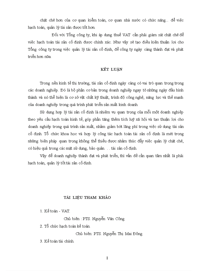 image for page Thực tế về tổ chức hạch toán quản lý TSCĐ tại Tổng công ty xuất