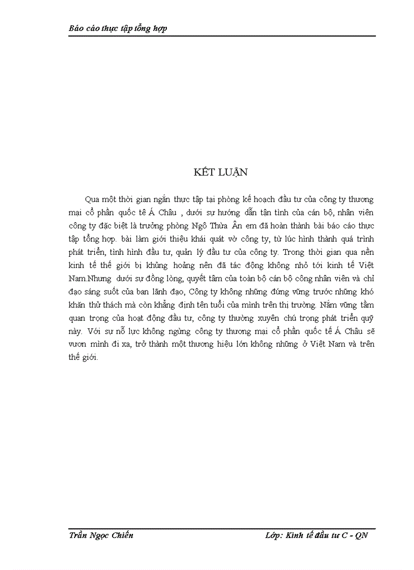 image for page Một số giải pháp nâng cao hiệu quả đầu tư của Công ty cổ phần thương mại quốc tế Á Châu