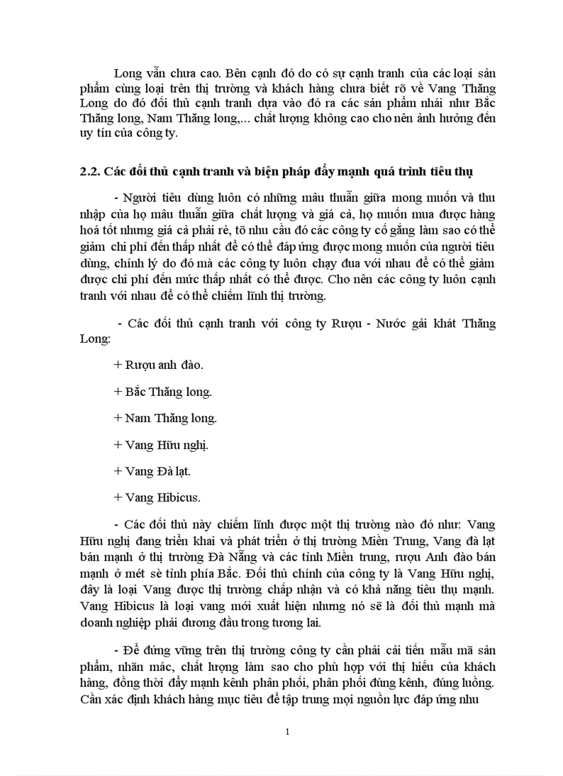 image for page Những biện pháp cơ bản để mở rộng và phát triển thị trường của công ty Rượu NGK Thăng Long