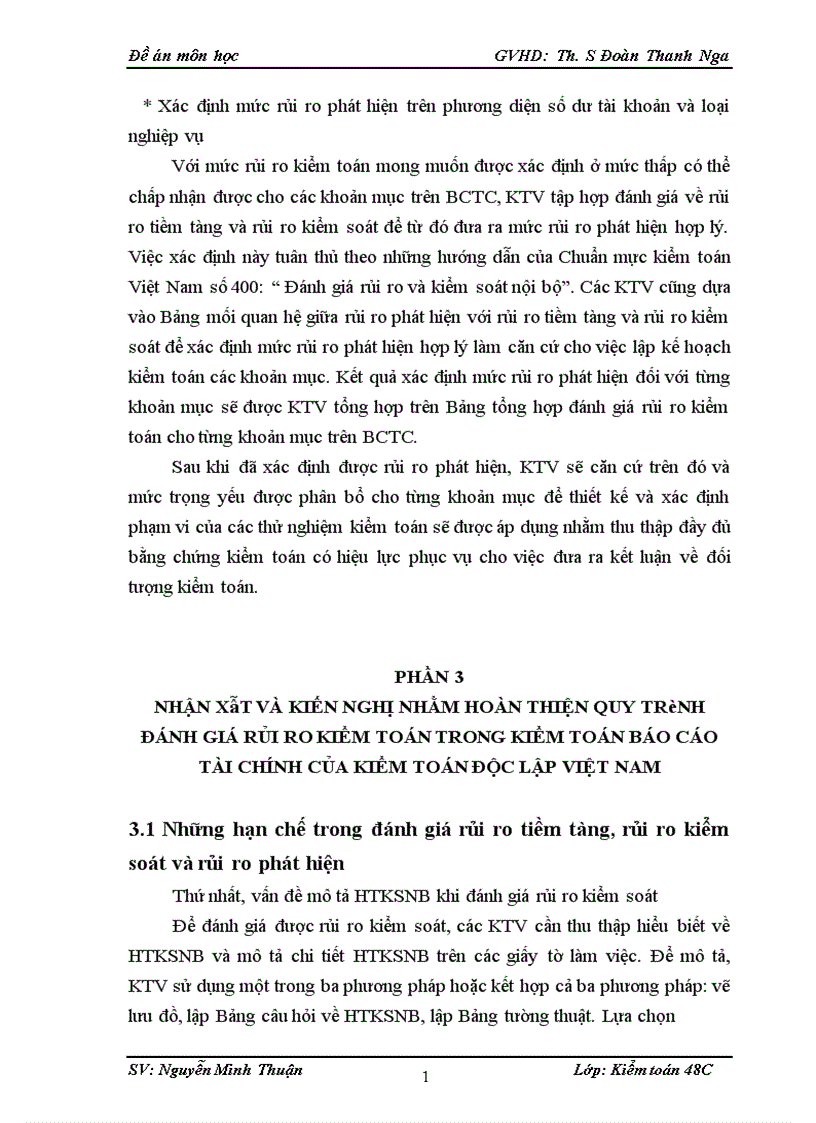 image for page Hoàn thiện đánh giá rủi ro kiểm toán trong kiểm toán báo cáo tài chính của kiểm toán độc lập Việt Nam 1