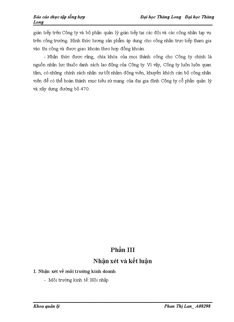 image for page Thực trạng sản xuất kinh doanh của Công ty cổ phần quản lý và xây dựng đường bộ 470