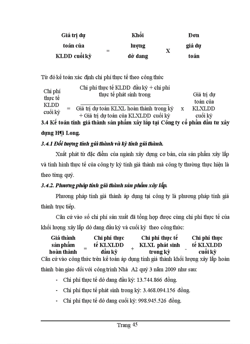 image for page Hoàn thiện kế tóan chi phớ sản xuất và tớnh giỏ thành sản phẩm xõy lắp tại Cụng ty Cổ phần Đầu tư xõy dựng Hải Long