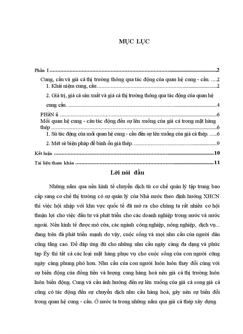 image for page Mối quan hệ cung câu tác động đến sự lên xuống của giá cả