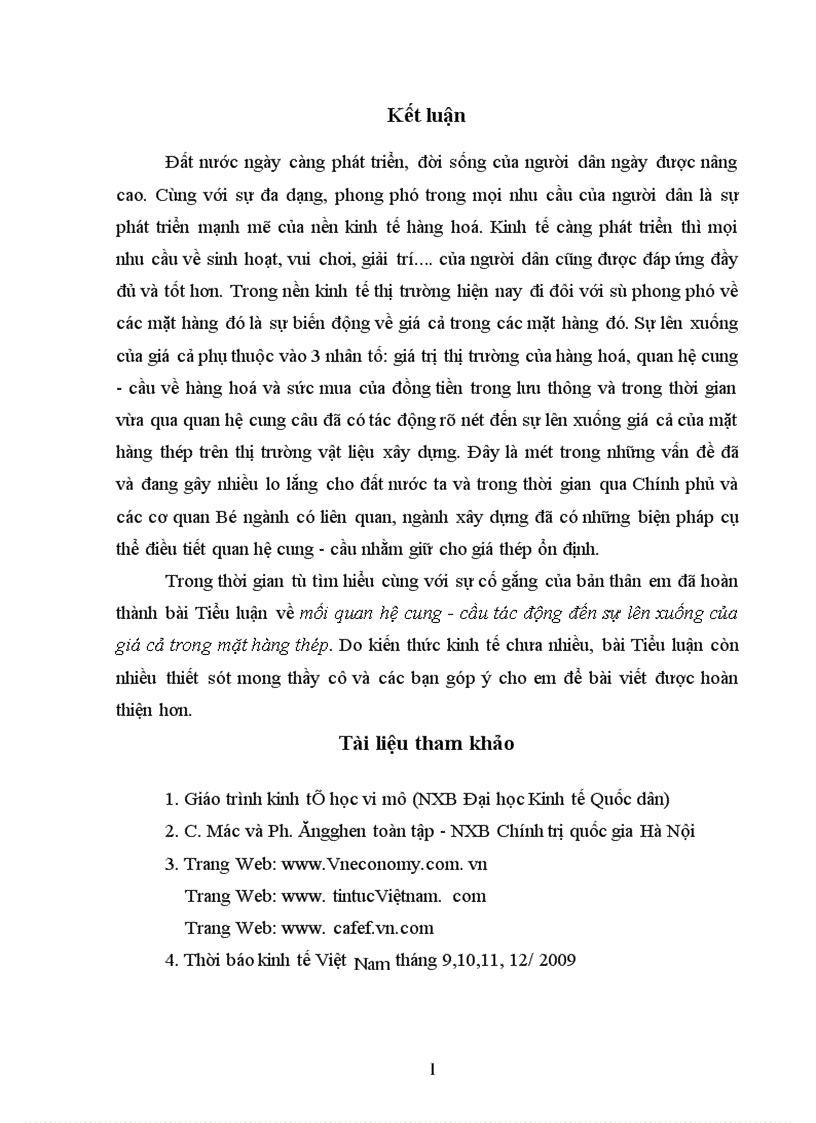 image for page Mối quan hệ cung câu tác động đến sự lên xuống của giá cả